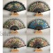 Tomixxx 1 Dozen 12 Pieces Spanish Floral Folding Hand Fans Gift Size 9 Wholesale