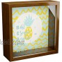 Beach Gifts | 6x6x2 Wooden Shadow Box with Glass Front | Sea Lovers Themed Keepsake Frames | Great Beach Decorations for Home | Ocean Theme Wall Decor FramesA10