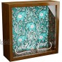 Elephant Wall Decor Gifts | 6x6x2 Memorabilia Shadow Box for Elephants Lovers | Keepsake Framed Box with Glass Front | Pachyderm Related Gift for Women | Safari Themed Home Decorations