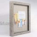 Lawrence Frames 11x14 Weathered Birch Linen Display Area Shadow Box Brown