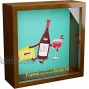 LESA Best Friend Sign Frame | Friendship Gift for Best Friends | Decorative Wooden Box Signs with Quotes | Bestie Birthday Gifts | Wine Themed Presents for A Friend