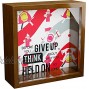 LESA Firefighter Wall Decor | 6x6x2 Memorabilia Shadow Box with Glass Front | Wooden Keepsake Box for Fireman | Unique Firefighters Gifts | Ideal for Home and Station Decoration