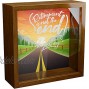 Retirement Gifts for Women | 6x6x2 Memorabilia Shadow Box with Glass Front | Wooden Keepsake for Wall Decor | Gift for Retired Women | Fun Memory Box | Special to Collect Memories