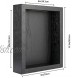 Shadow Box with Slot | 8x10 Shadow Box Frame | Top Loading Shadow Box | Blank Ticket Stubs Holder | Memory Box Solid Black