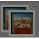 Tasse Verre 8x8 White Display Shadow Box 2-Pack Frame w Linen Background and 16 Stick Pins Ready to Hang Shadowbox Picture Frame Easy to Use Box Display Wedding Baby and Sports Memorabilia