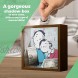 Wedding Gifts for Couples Unique 2021 | 6x6x2 Glass Wooden Shadow Box | Marriage Day Gifts | Ideal for Wedding Photo Frames | Perfect Personalized Wedding Gift | Ideal for Marriage Bedroom Decor