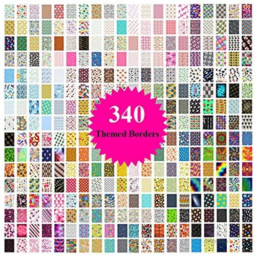 340 Border Stickers Frames for Fuji Mini Instax – Themes: Animal Baby Boy & Girl Birthday BFF Cakes Cars Travel Graduation Holiday Emoji’s Nature Psychedelic Postal Sports Sweet 16