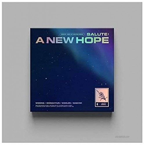 AB6IX Salute : A New Hope 3rd EP Repackage Album New Version CD+1p Poster+80p PhotoBook+1p PhotoCard+1p Unit Card+1p Post+Envelope&Hope Card+24p Behind Book+Sticker+Message PhotoCard Set+Tracking
