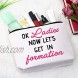 Funny Queen B Fans Gift Ok Ladies Now Let’s Get In Formation Bachelorette Hangover Kit Bag Let’s Get In Formation