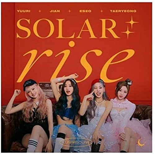 LunarSolar Solar : Rise 2nd Single Album CD+1p Poster+60p PhotoBook+2p PhotoCard+1p PostCard+Message PhotoCard SET+Tracking Kpop Sealed