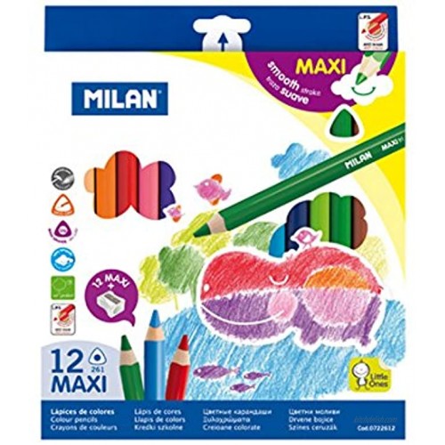 Milan Student Grade Colored Pencils: 12 Color Set