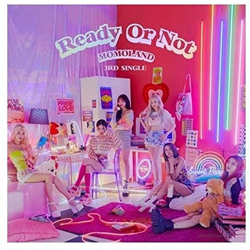 Momoland Ready Or Not 3rd Single Album CD+1p Poster+76p PhotoBook+1p PhotoCard+Message PhotoCard Set+Tracking Kpop Sealed