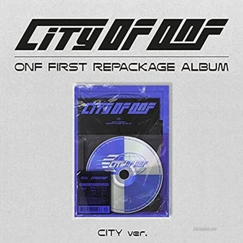 ONF City of ONF 1st Repackage Album City Version CD+100p PhotoBook+16p Lyric Book+2p PhotoCard+2p Citizenship Card+Newspaper+Message PhotoCard Set+Tracking Kpop Sealed