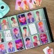 Samsill Polaroid Album for Instax Mini Photos Kpop Photocard and Sports Cards 2 x 3 Top Loading Pockets with Customizable Front Cover and Spine