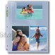 Ultra Pro 4x6 Photo Album Pages for 3 Ring Binder 25ct Photo Sleeve Protectors for Photo Cards Post Cards Recipe Cards Index Cards and More 8.5'' x 11''