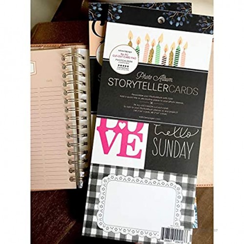 Webster's Pages Storyteller Photo Album Cards and Frame Pad 48 4 x 6 and 48 3 x 4 96 Pieces