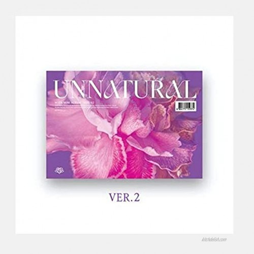 WJSN Cosmic Girls Unnatural 9th Mini Album Version.2 CD+PhotoBook+2p PhotoCard+1p Mini Photo Slogan+Message PhotoCard Set+Tracking Kpop Sealed