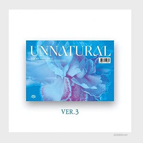 WJSN Cosmic Girls Unnatural 9th Mini Album Version.3 CD+PhotoBook+2p PhotoCard+1p Mini Photo Slogan+Message PhotoCard Set+Tracking Kpop Sealed