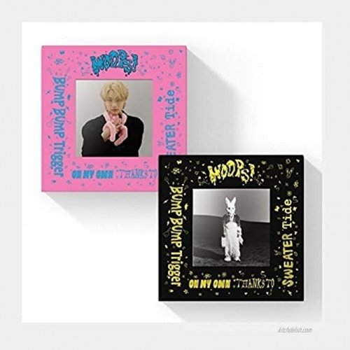 Woodz Woops! 2nd Mini Album Random Version CD+Booklet+Post+PhotoCard+Sticker+Message PhotoCard Set+Tracking Kpop Sealed