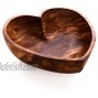 Acacia Wood Heart Shaped Bowls Fair Trade Sustainably Harvested 6