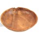 ANDALUCA Rustic Teak Wood Hand Carved Organic Bowl 11-12 Diameter