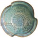 Castle Arch Pottery Newgrange Bowl Hand-Glazed Handmade In Ireland With Ancient Celtic Symbol Irish Gifts 7 Inches Diameter 2 Inches Height 250 ML Small