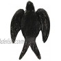 Creative Co-Op Decorative Cast Iron Distressed Black Bird Dish