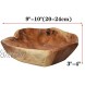 Creative Wood Bowl Root Carved Bowl Handmade Natural Real Wood Candy ServingBowl 9-10