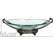 Deco 79 Glass Metal Bowl 17 by 5-Inch