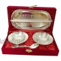 Handmade Designer 2 Bowls 2 Spoons 1 Tray with Comes with Gift Pack use for Dry Fruits Gifting Purposes on Wedding Aniversary Diwali Navratri Occasion ,Valentine Day Gifts