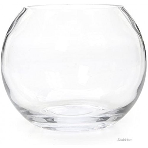 Hosley's 6 Diameter Glass Bowl. Ideal Gift for Wedding Special Occasion Floral Centerpiece Arrangements Tealight Gardens Spa & Aromatherapy Settings DIY Craft Projects O3 6“