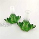 Household glass decorative bowl supplies 14mm using emerald green Double Snake Head pattern for collection