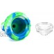 PILOTDIARY Silicone Adapter 14mm 18mm Decorative Bowl Unbreakable Design Non-Toxic & Odorless Blue Green White