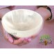 Selenite Crystal Smudge Bowl Polished Thickly Hand-Carved Moroccan Crystal Holder to Charge Cleanse Crystals Charging Smudging Bowl Wicca Starter Kit Supplies w Bag 5 Extra Large