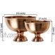 Serene Spaces Living Copper Finish Pedestal Bowl Add Fruit or Treats for a Table Centerpiece or Use as Flower Compote Ideal for Home Decor Wedding Party Event Measures 7.5 Tall and 10 Diameter