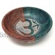 vrinda Soapstone Scrying Smudge Bowl Colored Om