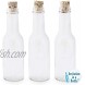 12 Glass Bottles & Corks for Message in a Bottle Invitations & Announcements