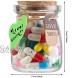 50pcs Capsule Letters Message in a Bottle,Love Letter for Anniversary,Birthday,Valentines Day,Mother's Day,Gifts for Boyfriend or Girlfriend