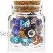 Bright Creations Small Glass Cork Bottles 12 Pack 50ml