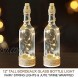Bright Zeal  Pack of 2  LED Bottle Lights with Cork and String Lights with Timer Clear Glass Bottles Jute Twine Wrapped Wine Bottles Decorative Glass Bottles for Kitchen Light Home Decorations