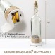 Bright Zeal  Pack of 2  LED Bottle Lights with Cork and String Lights with Timer Clear Glass Bottles Jute Twine Wrapped Wine Bottles Decorative Glass Bottles for Kitchen Light Home Decorations
