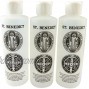 JWG Industries St. Benedict Holy Water Bottle with Dispel The Devil Devotion Set of Three