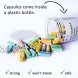 Long Distance Relationships Gifts Love Messages in a Bottle Gift for Boyfriend or Girlfriend 50PCS Pre-Written Love Capsules Letters in Plastic Jar
