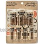 Tim Holtz Idea-ology Glass Apothecary Vials with Corks 7 Vial Pack Includes 20 Vintage Labels and 7 Corks Tinted Glass TH93302
