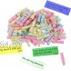 Velidy 100PCS Cute Clear Pill Message Capsule Mini Capsule Love Friendship Wishing Bottles Little Note Holders Gifts