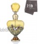 YU FENG Small Decorative Glass Perfume Bottle Empty Vintage Butterfly Flower Style Heart Shape Crystal Perfume Holder Container Scent BottleCapacity:5ml