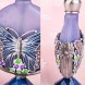 YU FENG Vintage Perfume Bottles Empty Refillable Butterfly Pattern Restoring Ancient Antique （7ml）