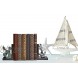 Basic Fundamentals Decorative Bookends Nautical Decoration Bookends Pair Anchor and Propeller Bookends Great Gift and Perfect for Holding Books DVDs or CDs 3 x 5.5 x 8