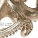 Creative Co-Op Octopus Shaped Resin Set of 2 Pieces Bookends Silver 2