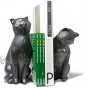 Danya B. NY8022B Feline Shelf Decor Decorative Cat Bookend Set for Cat Lovers – Black